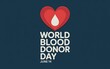 © Jerin984 - World blood donor day june 14 heart blood drop