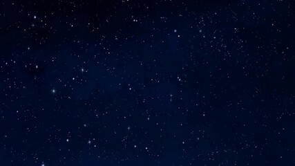 Wall Mural - ethereal dark blue night sky filled with twinkling stars shining in the celestial expanse of outer s