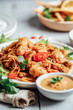 © Evgenii Starkov - Delicious Asian Style Noodles with Sauce
