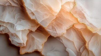 Poster - Abstract Onyx Texture With Gold Veins, Evoking Luxury Brand Identity and High-End Interior Design : Generative AI