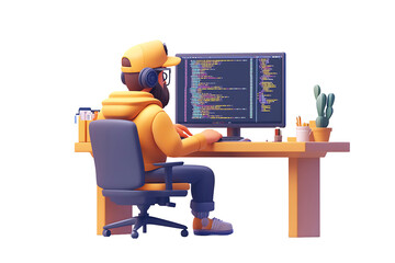 Programming coding programmer High quality Realistic image
