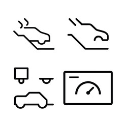 Wall Mural - vector set of hand gestures and finger icons for business and communication concepts