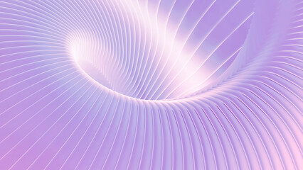 Poster - Purple striped pattern background, 3d lines design, abstract minimal wavy background for business presentation.