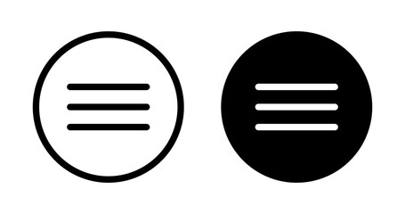 menu icon illustration vector symbol set