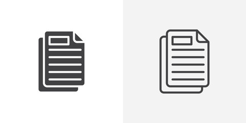 copy icon vector symbol for mobile apps and website ui designs.