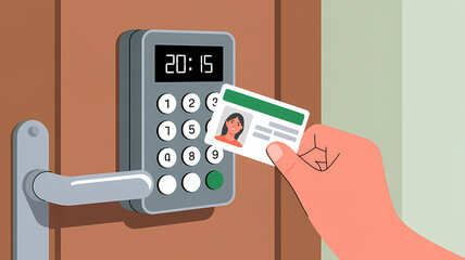 attendance record system clock out employee when off work