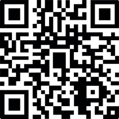 high resolution black and white qr code square pattern design scan data link grid pixel matrix moder