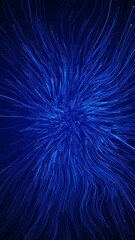 Wall Mural - futuristic digital data flow analytics interface network connections. abstract technology environmen