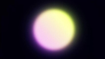 Wall Mural - Abstract yellow pink blurry gradient sphere shifting, animated looping background