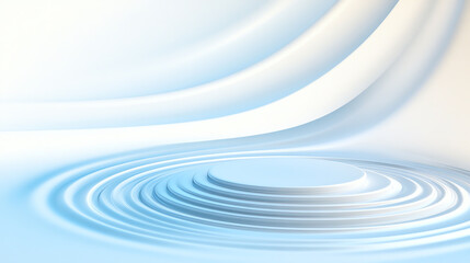 Aufkleber - Abstract design featuring soft curves and gentle ripples, ideal for backgrounds or creative projects. Fresh and minimalistic aesthetic.
