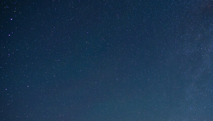 Wall Mural - beautiful bright milky way on the starry sky. astronomical background.