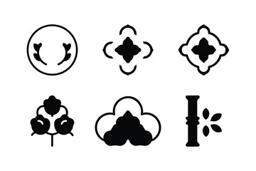 Wall Mural - black and white vector illustration set featuring female and recycling symbols with a heart design