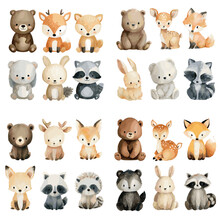 Deer And Woodland Animals Art Free Stock Photo - Public Domain Pictures