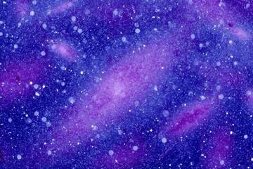 Wall Mural - Stardust swirls in a cosmic tapestry of violet nebulae, perfect for Galactic Tick Day or Astrophysics Enthusiasts Week