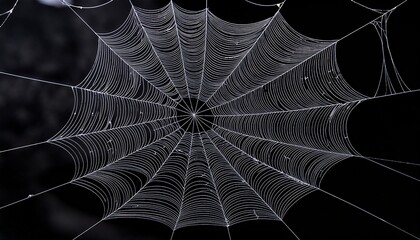 spider web black background intricate design