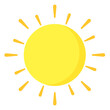 © lui - vector illustration yellow sun bright