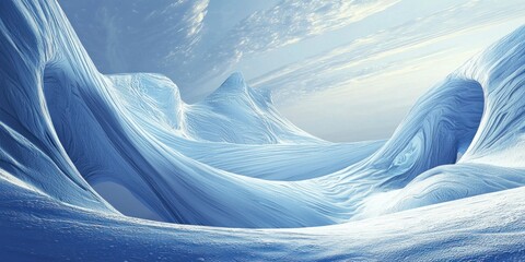Wall Mural - abstract alien landscapes