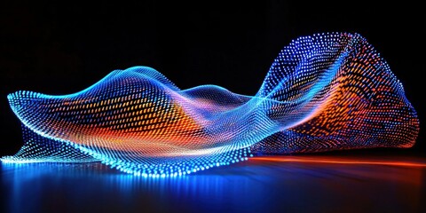 Wall Mural - artistic hologram projection