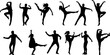 © Yseoud - silhouettes of dancing people