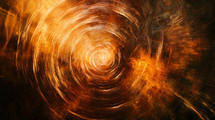 Wall Mural - spiraling design in fiery shades of orange and yellow creating a warm and inviting visual experience
