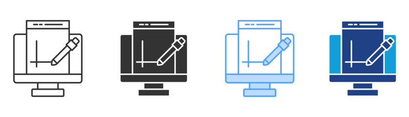 Design Icon Set Multiple Style Collection