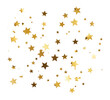 © yusmal - PNG Gold foil star confetti background stars decorative