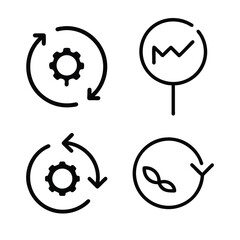 Wall Mural - a diverse vector icon collection featuring symbols like arrows, hearts, and business designs for web