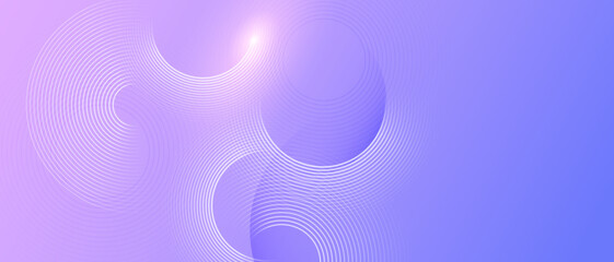 Fototapete - Smooth gradient abstract background with spiral circle lines, technology futuristic template.	
