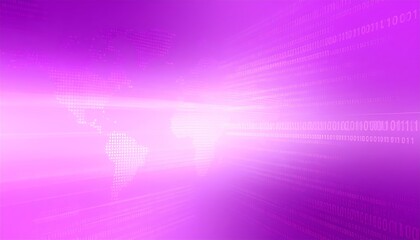 business, abstract purple background, blur computer code