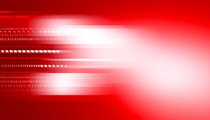 business, abstract red background, blur computer code