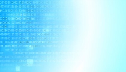 business, abstract blue background, blur computer code
