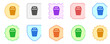 © Totto House - Editable trash bin vector icon. Part of a big icon set family. Perfect for web and app interfaces, presentations, infographics, etc
