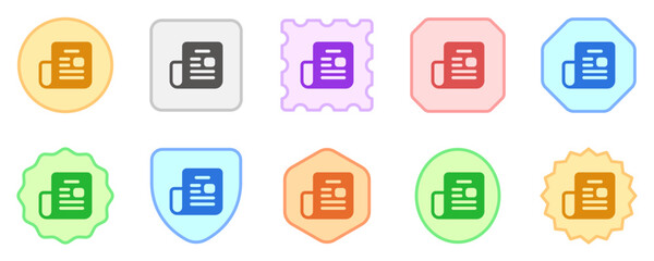 Wall Mural - Editable newspaper, newsletter vector icon. Part of a big icon set family. Perfect for web and app interfaces, presentations, infographics, etc