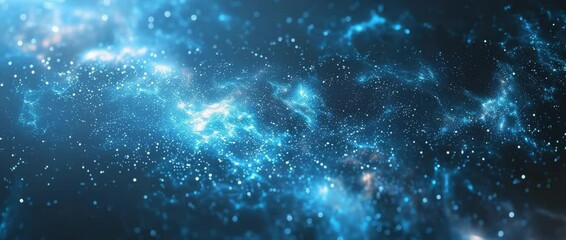 Wall Mural - An awe-inspiring deep space image showcasing bright stars and vibrant cosmic dust, creating an ethereal atmosphere perfect for science and art projects.
