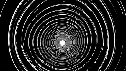 Aufkleber - Spiraling journey through a mesmerizing tunnel of light and shadow with swirling patterns