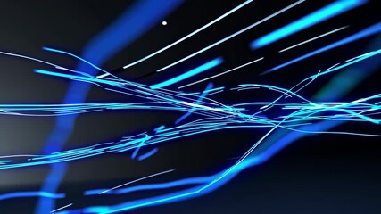 Leinwandbilder - Dynamic light patterns create mesmerizing visual effects in an abstract display of energy and movement