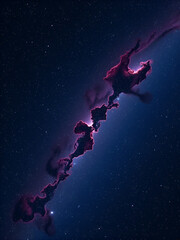 Wall Mural - Cosmic Cliffs: A Breathtaking View of the Carina Nebula