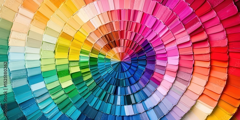 Designer color palettes in real space Stock Illustration | Adobe Stock