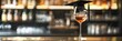 © iri.madrid.art - Graduation celebration at bar with wine glass and academic cap for memorable party decor. Horizontal banner. Copy space. Template with graduation cap for bar, restaurant. End of course