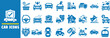 © Vectory Icons - Comprehensive collection of blue car icons and symbols
