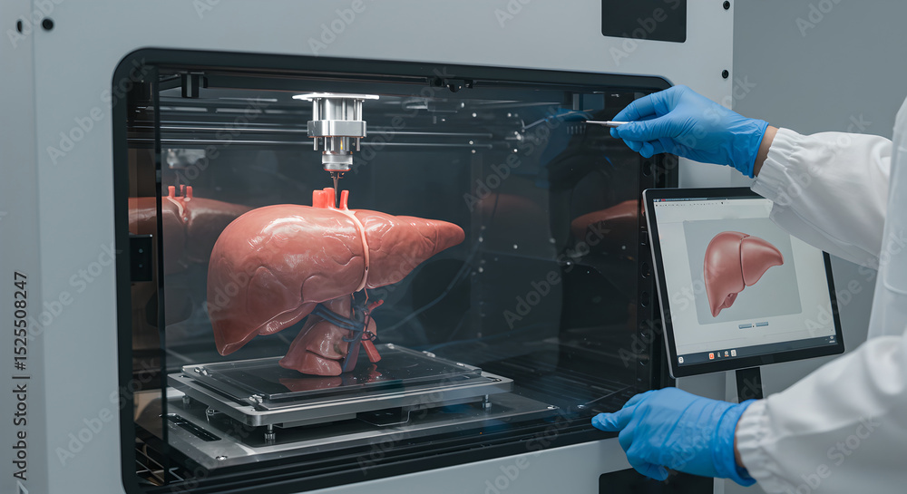 Bionic Liver Detailed 3D-printed liver model demonstrates medical advancements ...