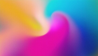 Poster -  vibrant mesh texture with multicolor gradient blend of pink, cyan, purple, yellow, and blue tones perfect abstract background for web design, branding, poster, or modern print layout
