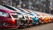 © Tanvir - Cars in a row, used car sales .
