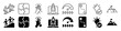 © LOBSTER LARRY - Business growth, innovation, and success icon set. Linear and silhouette style.
