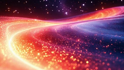 Poster - Cosmic Symphony: A breathtaking and vibrant depiction of the cosmos, featuring swirling galaxies and a symphony of colors, inviting exploration of the universe's endless wonders.