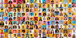 © Prostock-studio - A lively collection of portraits featuring people from various backgrounds, highlighting their unique expressions and lifestyles. This colorful collage represents diversity and unity across cultures.