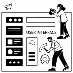 User interface design development team collaboration