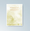 © REZI - Cards with watercolor background. Design for your cover, date, postcard, banner, logo.