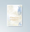 © REZI - Cards with watercolor background. Design for your cover, date, postcard, banner, logo.