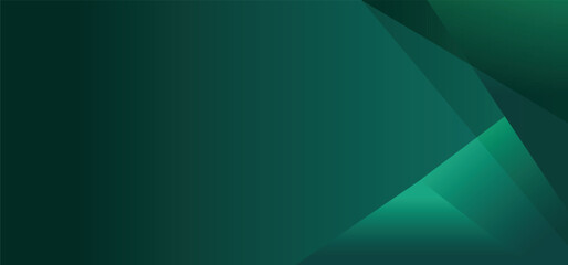 Wall Mural - modern dark emerald green abstract border background